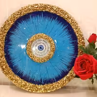 تابلو  آیته الکرسی رزینی کاملا شفاف و نشکن