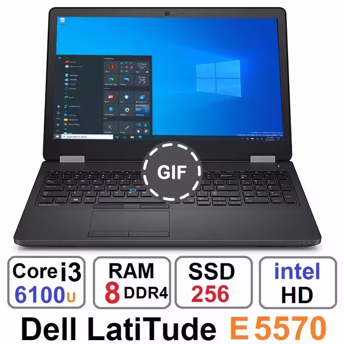 لپ تاپ Dell Latitude E5570 Core i3 6100u