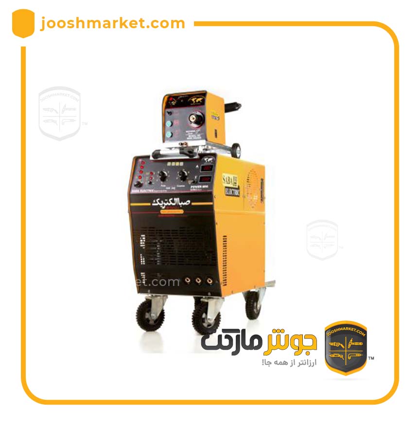 دستگاه جوش CO2 صبا الکتریک 600 آمپر مدل POWER-MIG-SERIES 6.5WC آب خنک