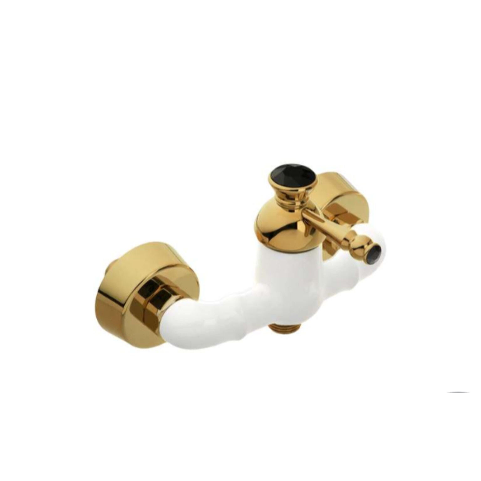 شیر توالت مدل فلورانس سفید طلایی ارسال به کل کشور پس کرایه 