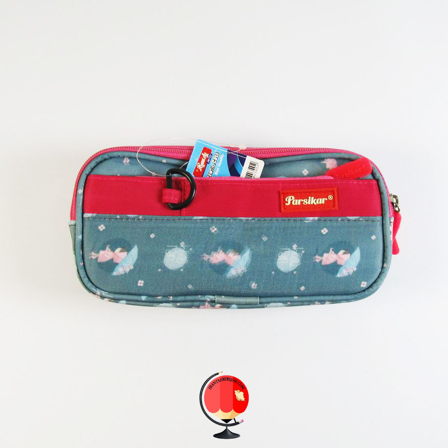 جامدادی دخترانه سه زیپ طرح چتر پارسیکار