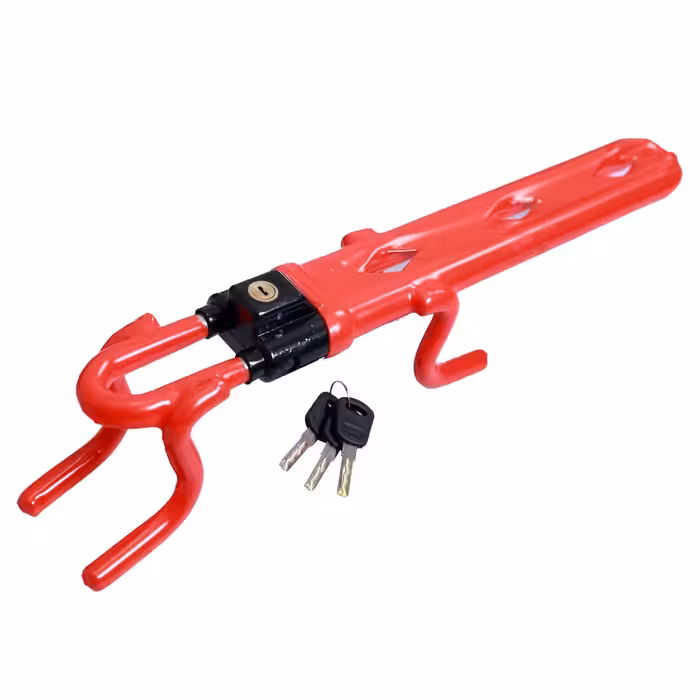 قفل فرمان دوبل شبکه بوتنی  کلید ناخنی  مدل 6096 ( قرمز )