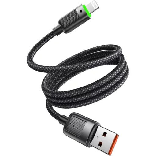 کابل شارژ سریع لایتنینگ 3 آمپر بدنه مگنتی مک دودو مدل ca-6000 طول 1.2متر