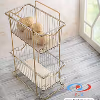 جاپیازی کاوه مدل مانا مستطیل دو طبقه دو رنگ جاسیبزمینی پیازی غرفه نارنجی