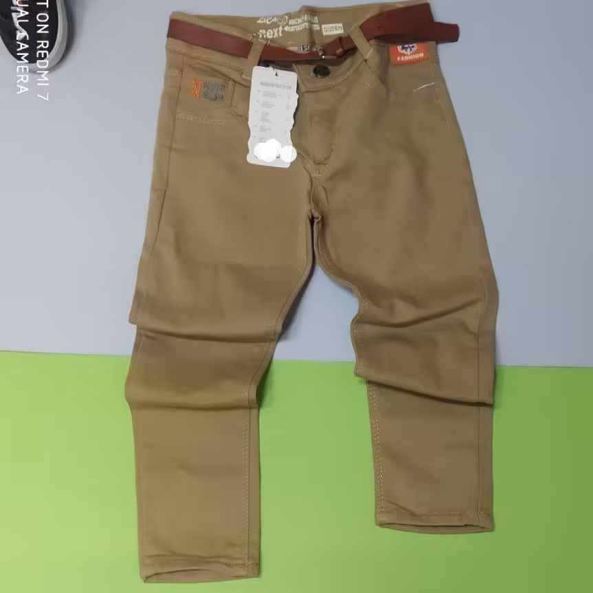 شلوار کتان شیک بچگانه سایزبندی 55، 60، 65، 70، 75، 80