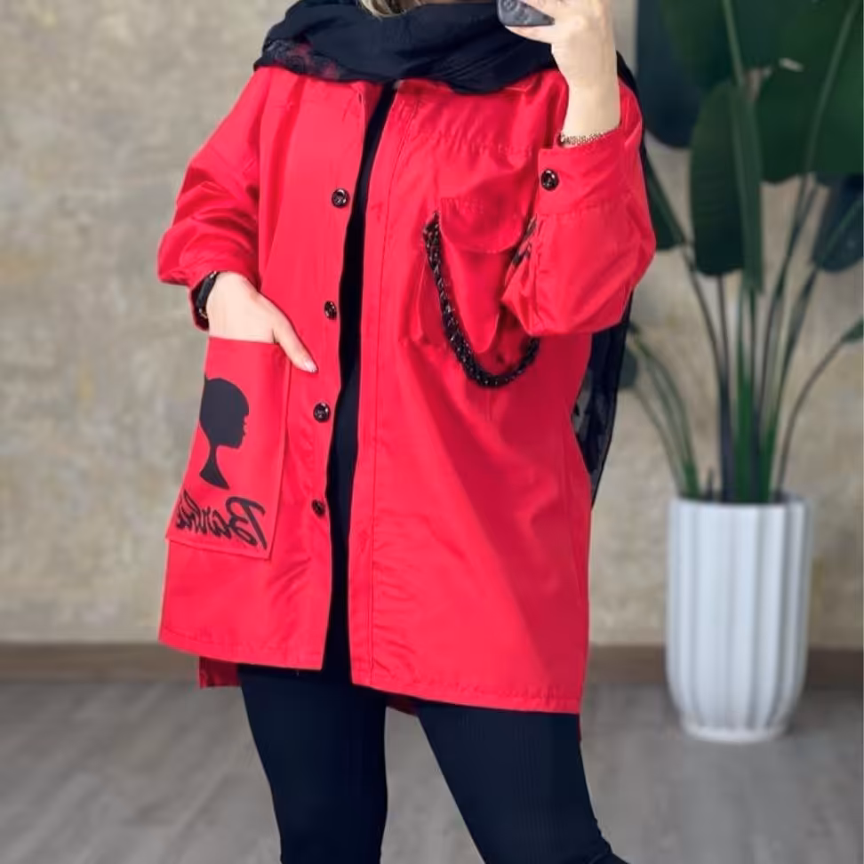 مانتو داکرون درجه یک فری سایز