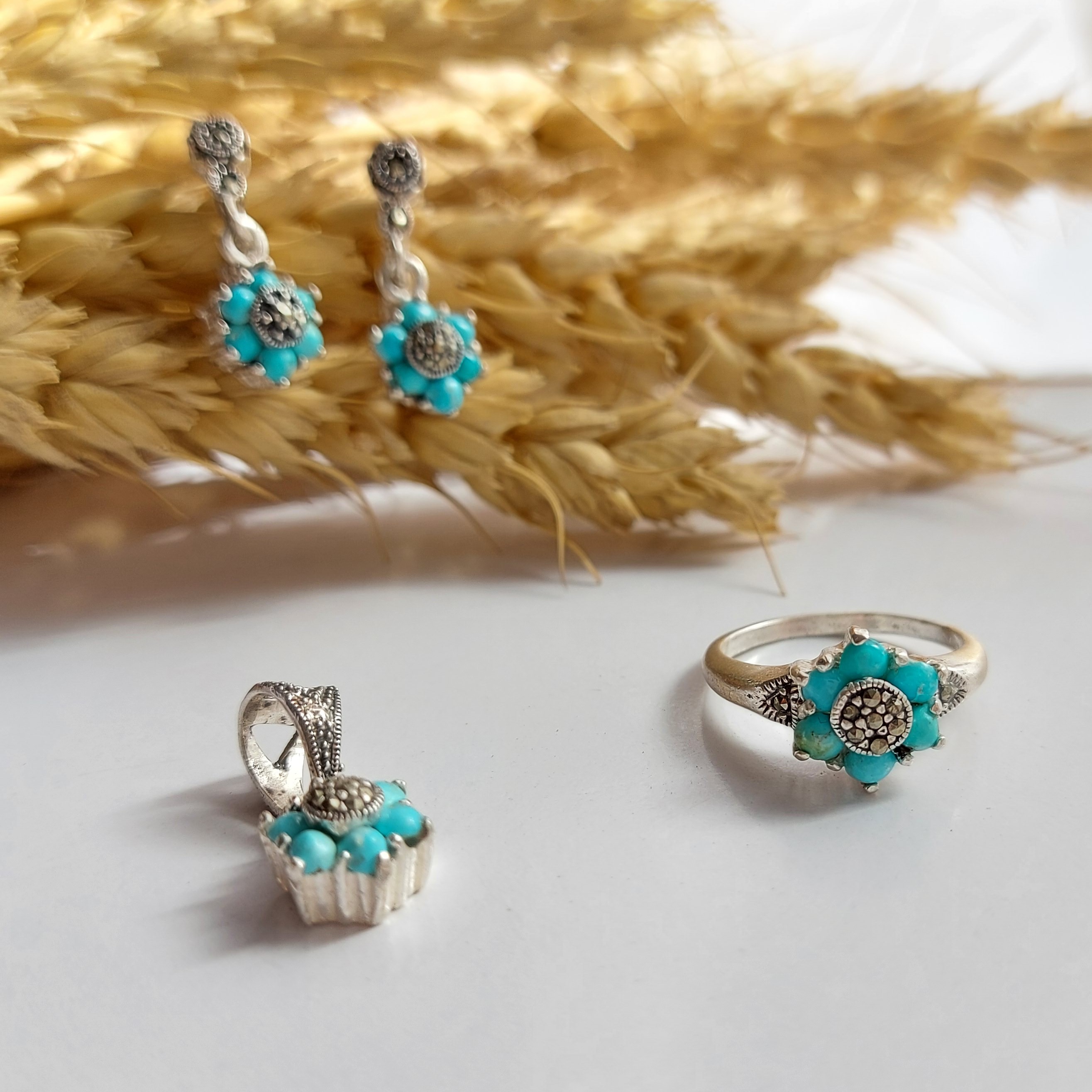 نیمست نقره و فیروزه نیشابور 