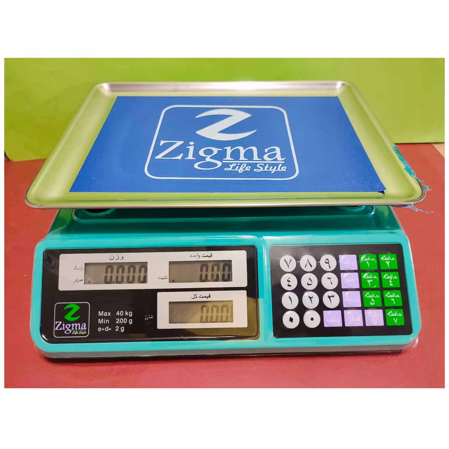 ترازو دیجیتال زیگما  ترازو فروشگاهی 40 کیلوگرمی محک 