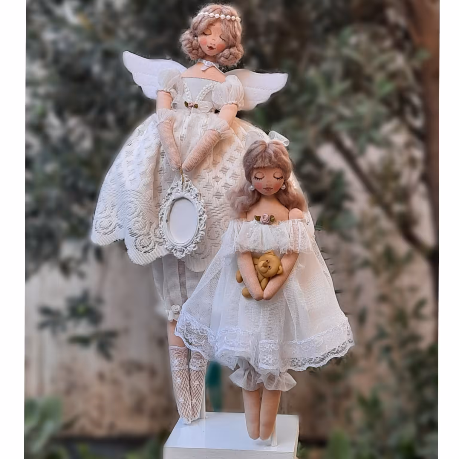 عروسک دستساز روسی ، تیلدا ، مدل مادر دختری

