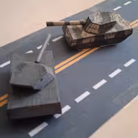 کیت  ساخت ماکت  تانک T95 استتارجنگلی 