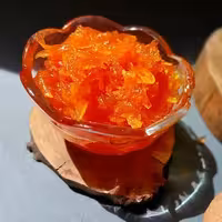 مربای هویج خانگی باشکرقهوه ای   300گرمی  