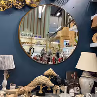 آینه دیواری گرد