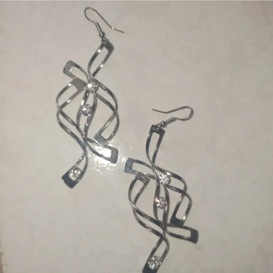 گوشواره استیل رنگ ثابت
