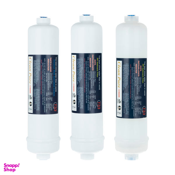 فیلتر دستگاه تصفیه کننده آب مدل Clean Pure مجموعه 3 عددی
