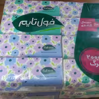 دستمال کاغذی فول تایم بسته 8عددی