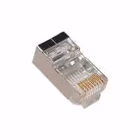 سوکت شبکه امپ Cat5e SFTP بسته 100 عددی | شبکه ارغوان 021-41902