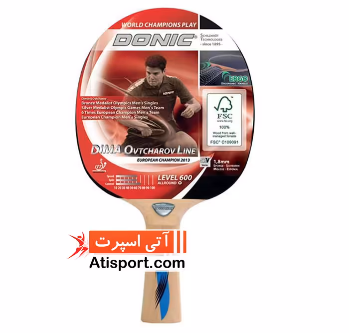 راکت پینگ پنگ دونیک Ovtcharov Line Level 600