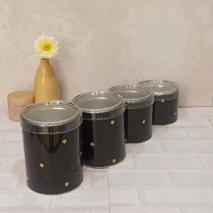 بانکه 4 تیکه پاسماوری ظافر درب پلاستیکی شفاف جنس فلز  طرح دار باکیفیت بالا مقاوم