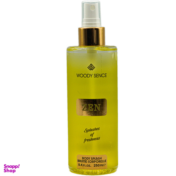 بادی اسپلش زنانه وودی سنس مدل ZEN حجم 250 میلیلیتر