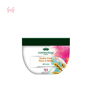 کرم مرطوب کننده صورت و بدن کاسمکولوژی حاوی پروتئین شیر