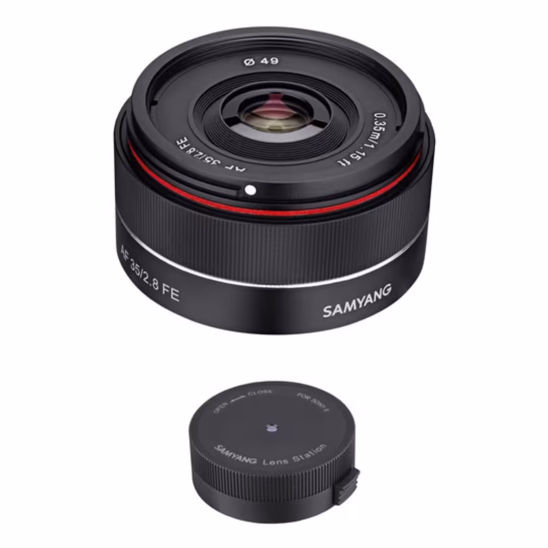 لنز سامیانگ Samyang AF 35mm f/2.8 FE Lens with Lens Station Kit for Sony E