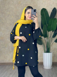 تونیک مانتویی مدل مسیحا ابروبادی