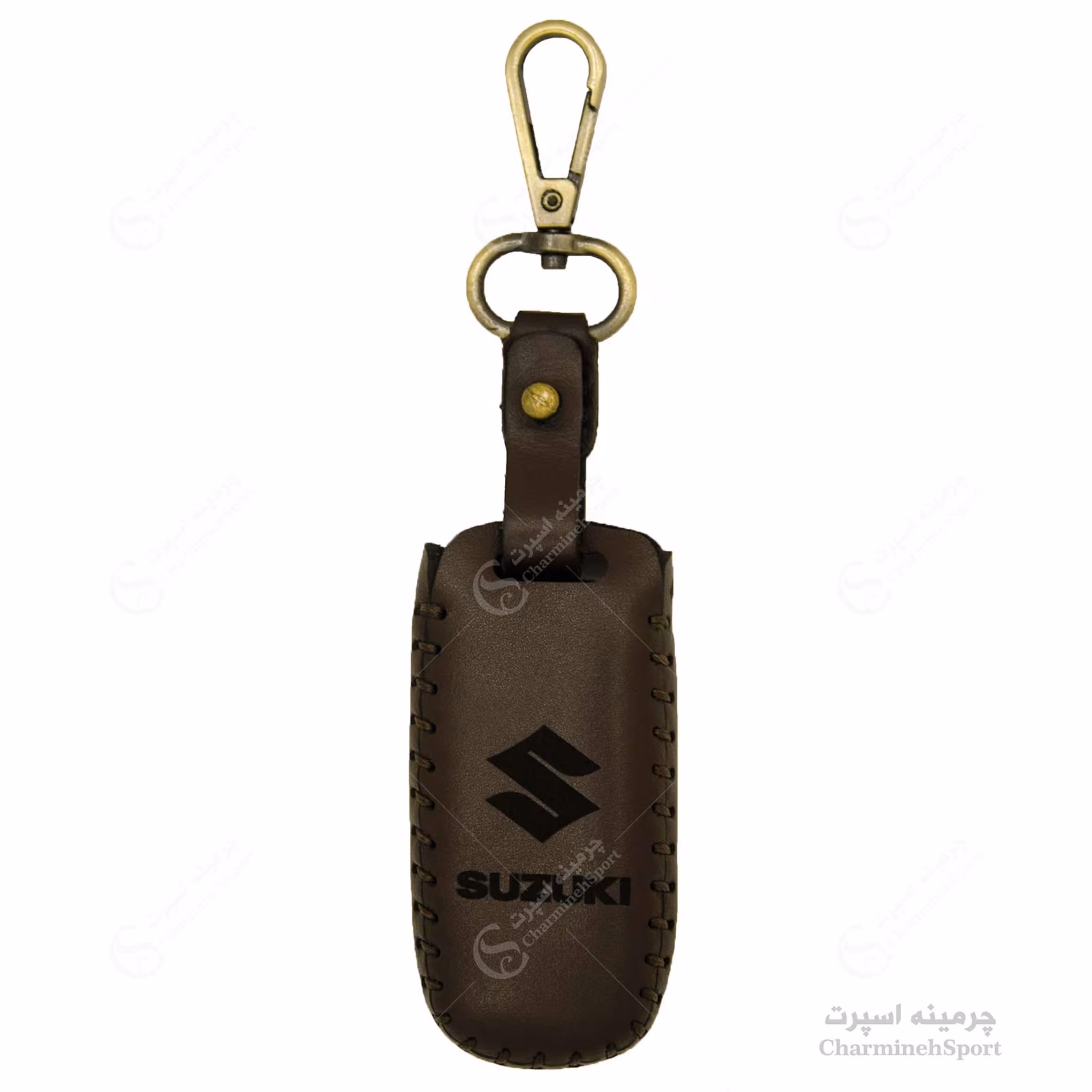 جاسوییچی چرم طبیعی گاوی قهوه ای مناسب سوزوکی کیلس