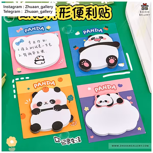 استیکی نت طرح پاندای بانمک