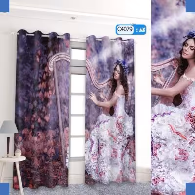 پرده تصویری طرح نوازنده