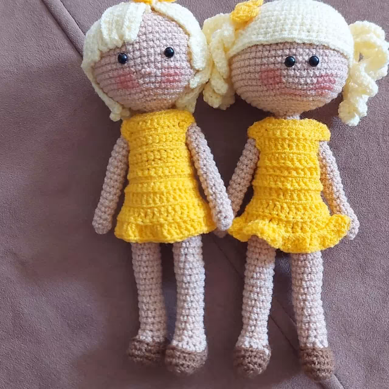عروسکهای دست بافت با قلاب