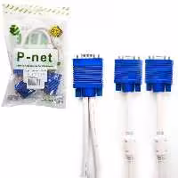 تبدیل 1 به 2 VGA ضخیم پی نت P-NET
