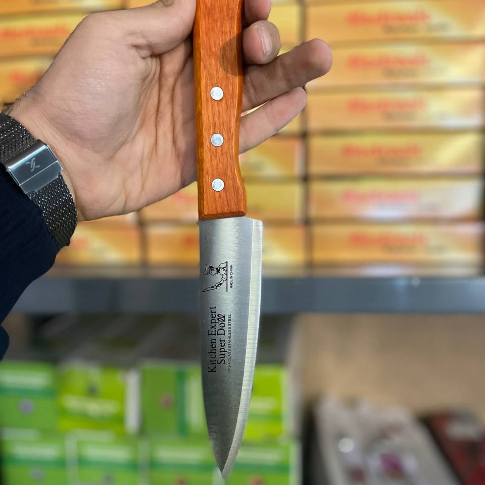 چاقو دسته چوبی