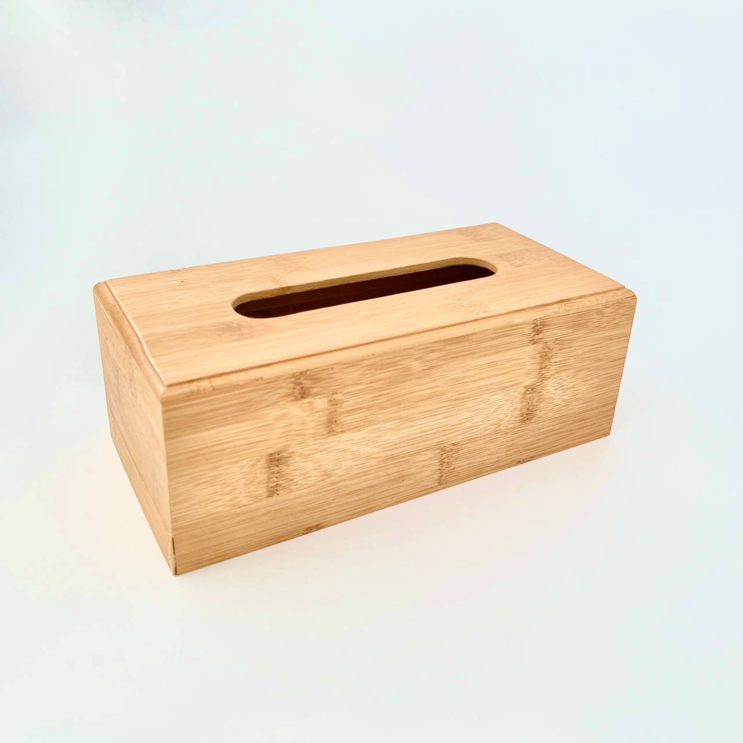 جعبه دستمال چوبی بامبو