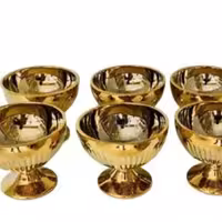 بستنی خوری  بلور پرشین طلایی 