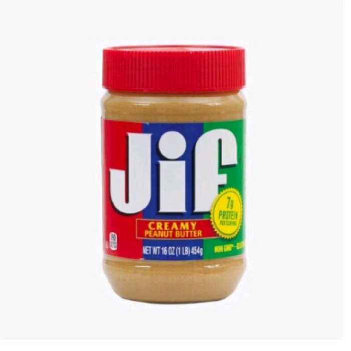 کره بادام زمینی جیف قرمز 454گرمی اورجینال 