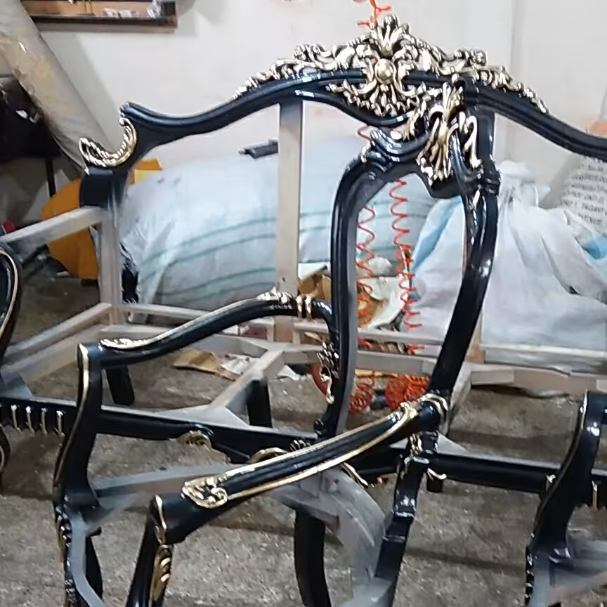 مبل استیل چوبی الیزابت