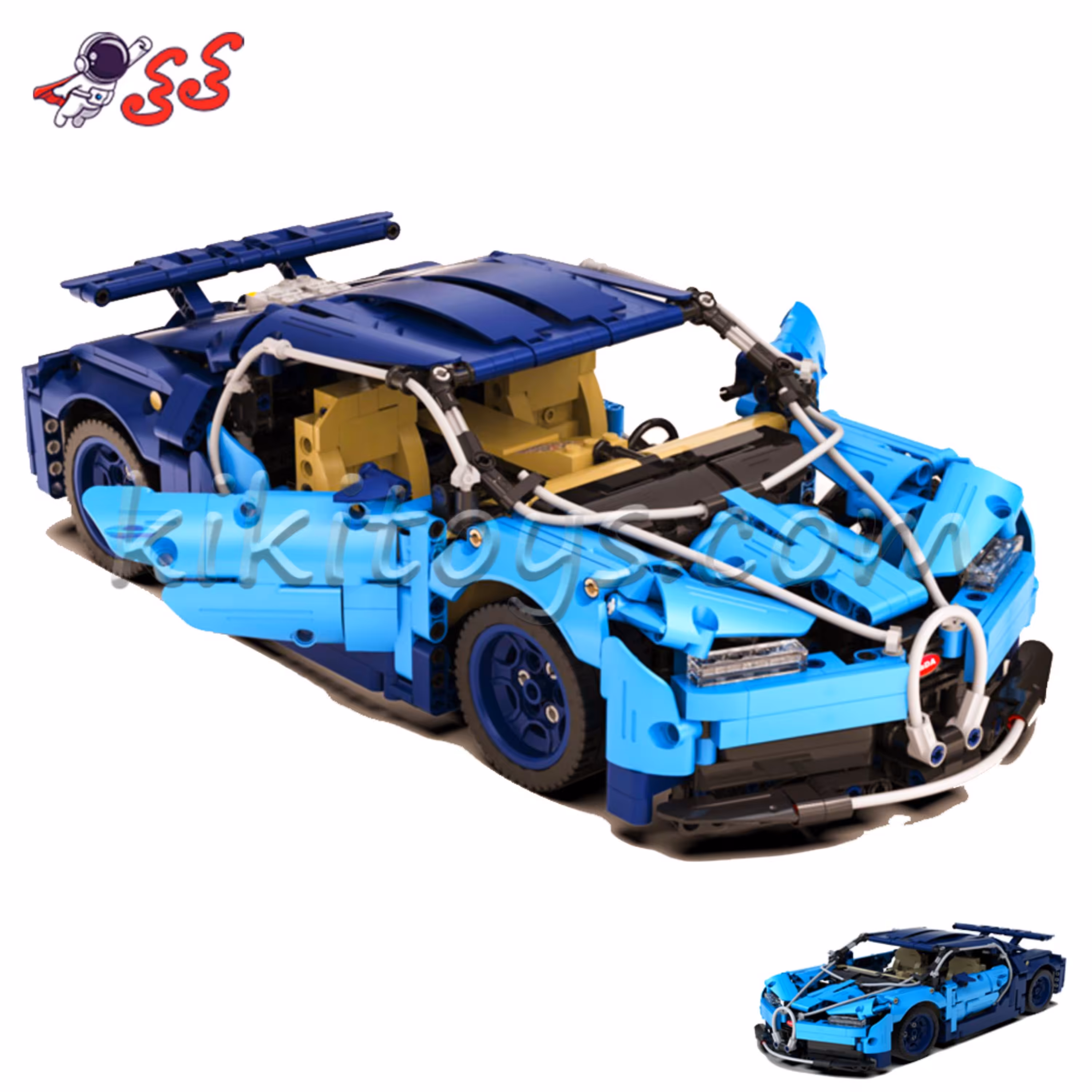 لگو بوگاتی  شیرون رنگ آبی  برند کادا دابل ای CADA C61028W