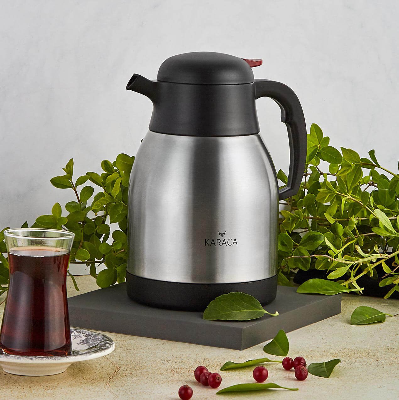 فلاکس چای 1.5 لیتری فلزی کاراجا کد 153.03.080240