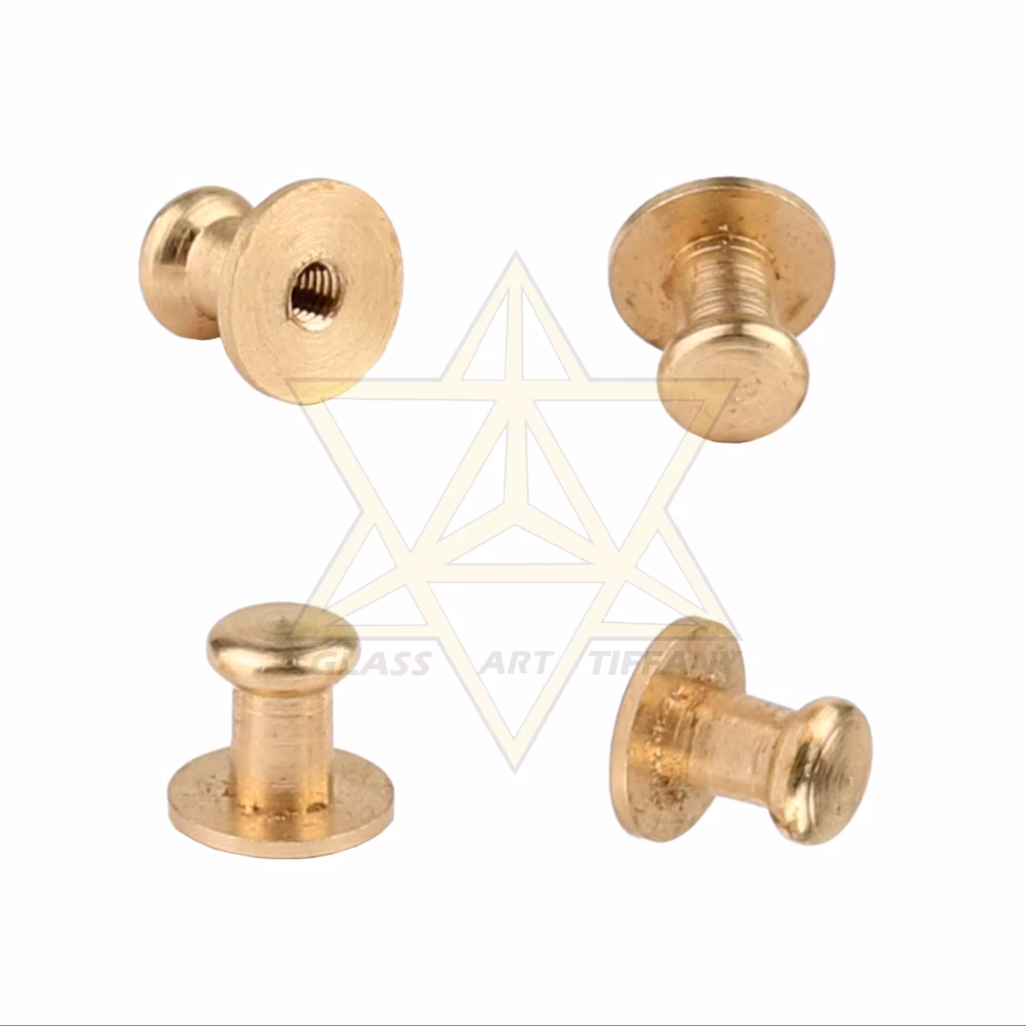 پایه دستگیره برنجی متوسط 