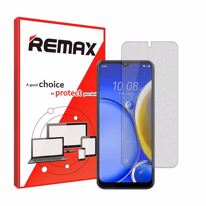 گلس اچ تی سی Wildfire E2 Plus مدل هیدروژلی مات برند ریمکس کد S