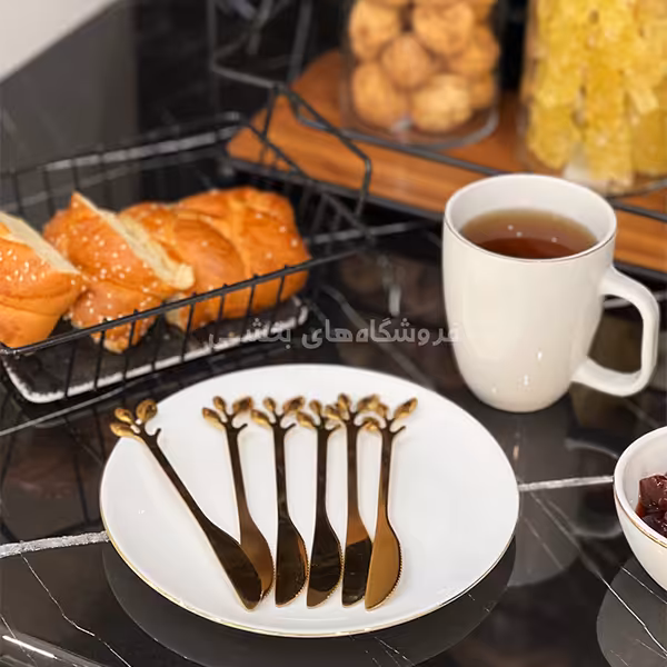 چاقو طرح برگ طلايي