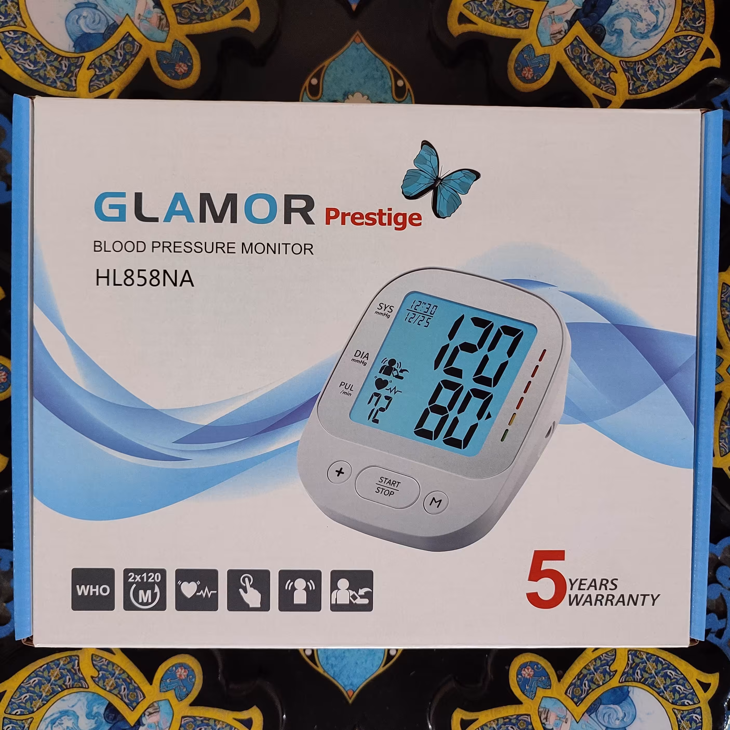 فشارسنج دیجیتال بازویی گلامور 858NA