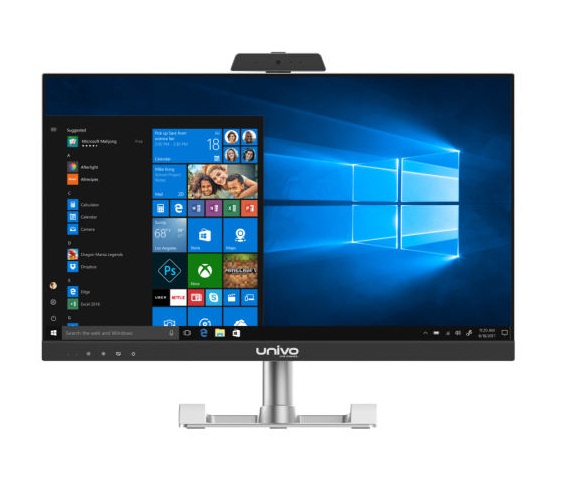 کامپیوتر All In One یونیوو 23.8 اینچی مدل UA240 پردازنده Core i5 9400 رم 8GB حافظه 1TB 256GB SSD گرافیک Intel