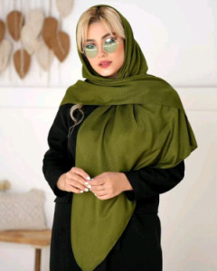 روسری نخی خنک ساده همه جا پوش