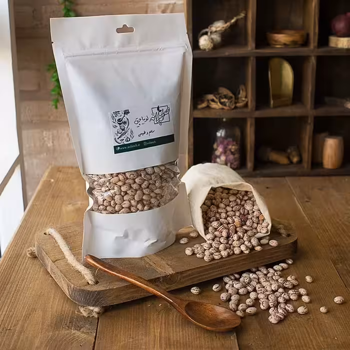 لوبیا چیتی ایرانی اصیلانه ( بسته 900 گرمی )