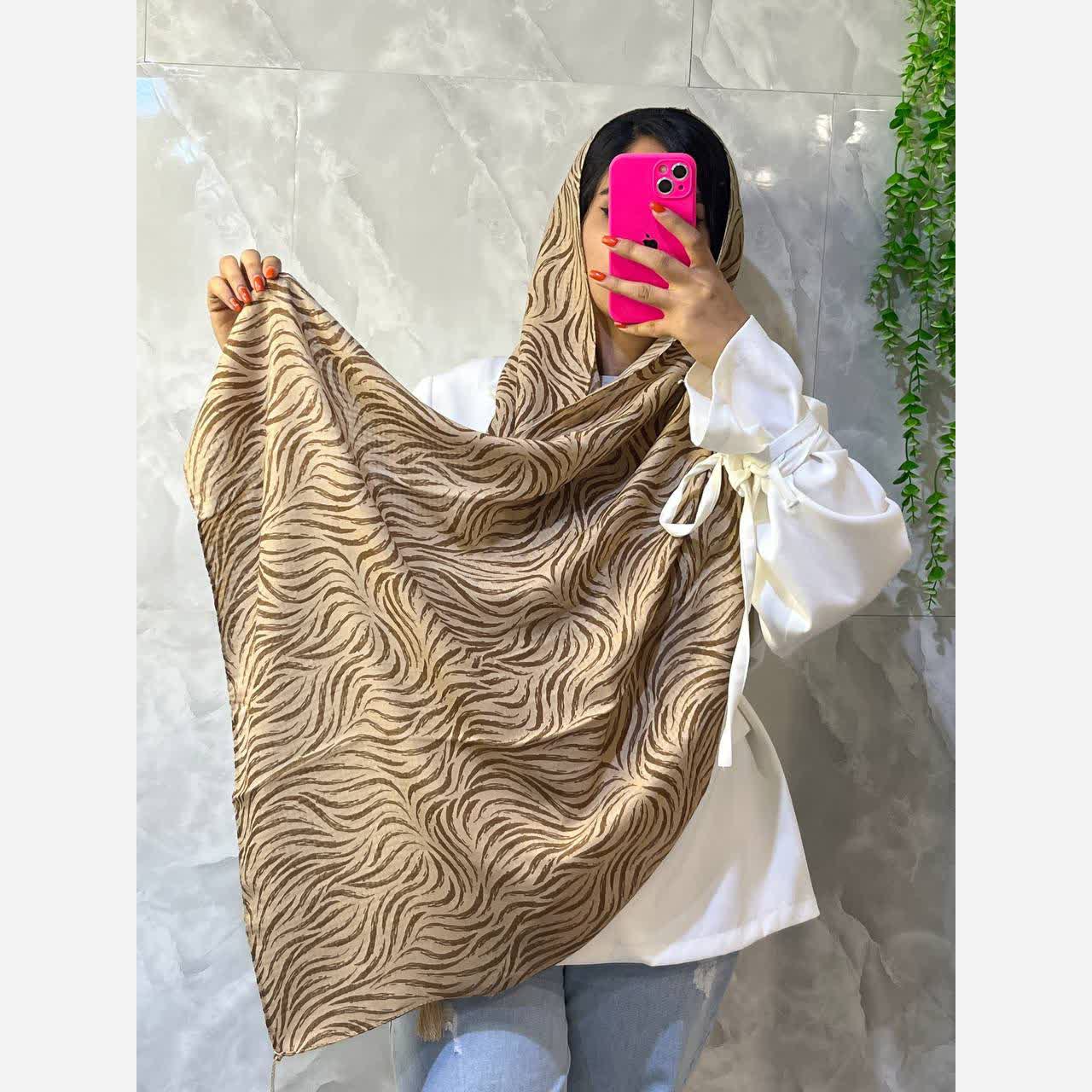 شال نخی ژاکارد شیک