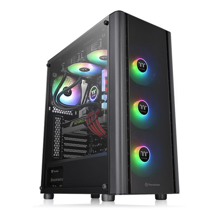 مشخصات، قیمت و خرید کیس کامپیوتر ترمالتیک مدل Thermaltake V250 TG ARGB Black