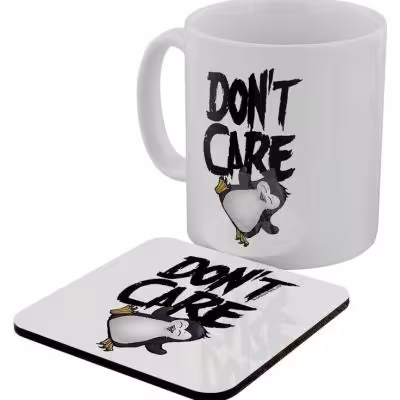 ماگ و زیرلیوانی پنگوئن