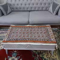 رومیزی قلمکاری سایز60در120 طرح صادراتی مناسب جانمازوغیره