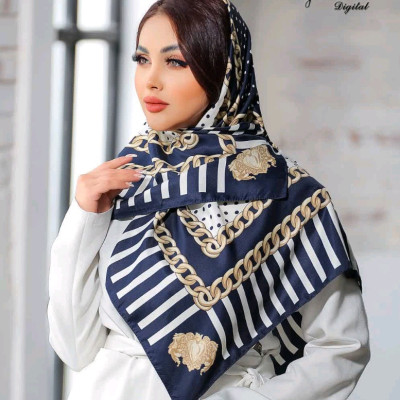 روسری ابریشم توییل، قواره 100، کد 133